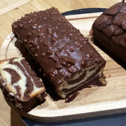 Cake Marbré Chocolat Vanille