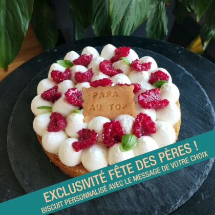 Tarte framboise basilique