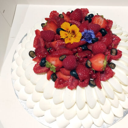 Pavlova fruits rouges